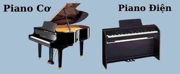 Piano cơ và điện