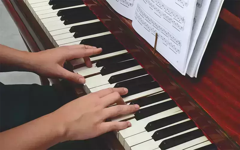 đánh đàn piano